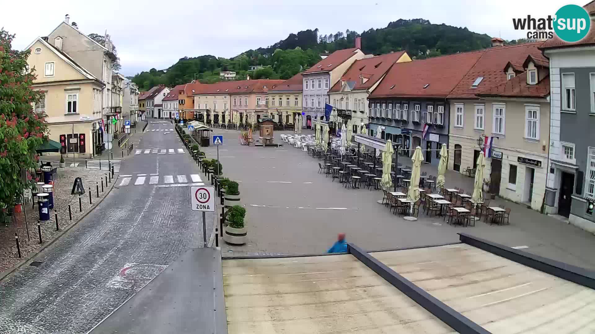 Samobor – Place centrale dédié au roi Tomislav