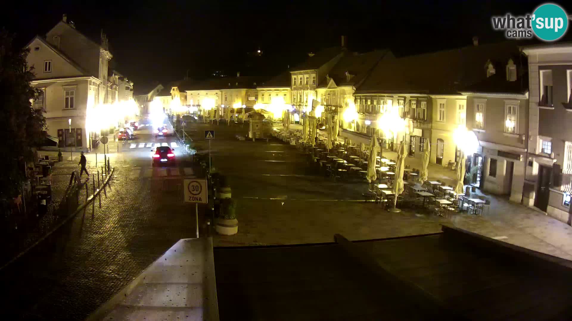 Samobor – Place centrale dédié au roi Tomislav