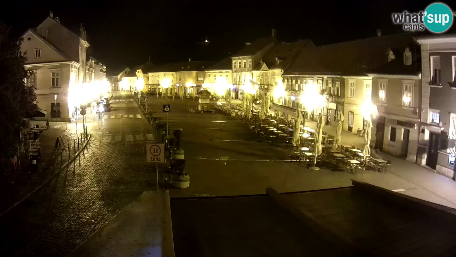 Samobor – Place centrale dédié au roi Tomislav