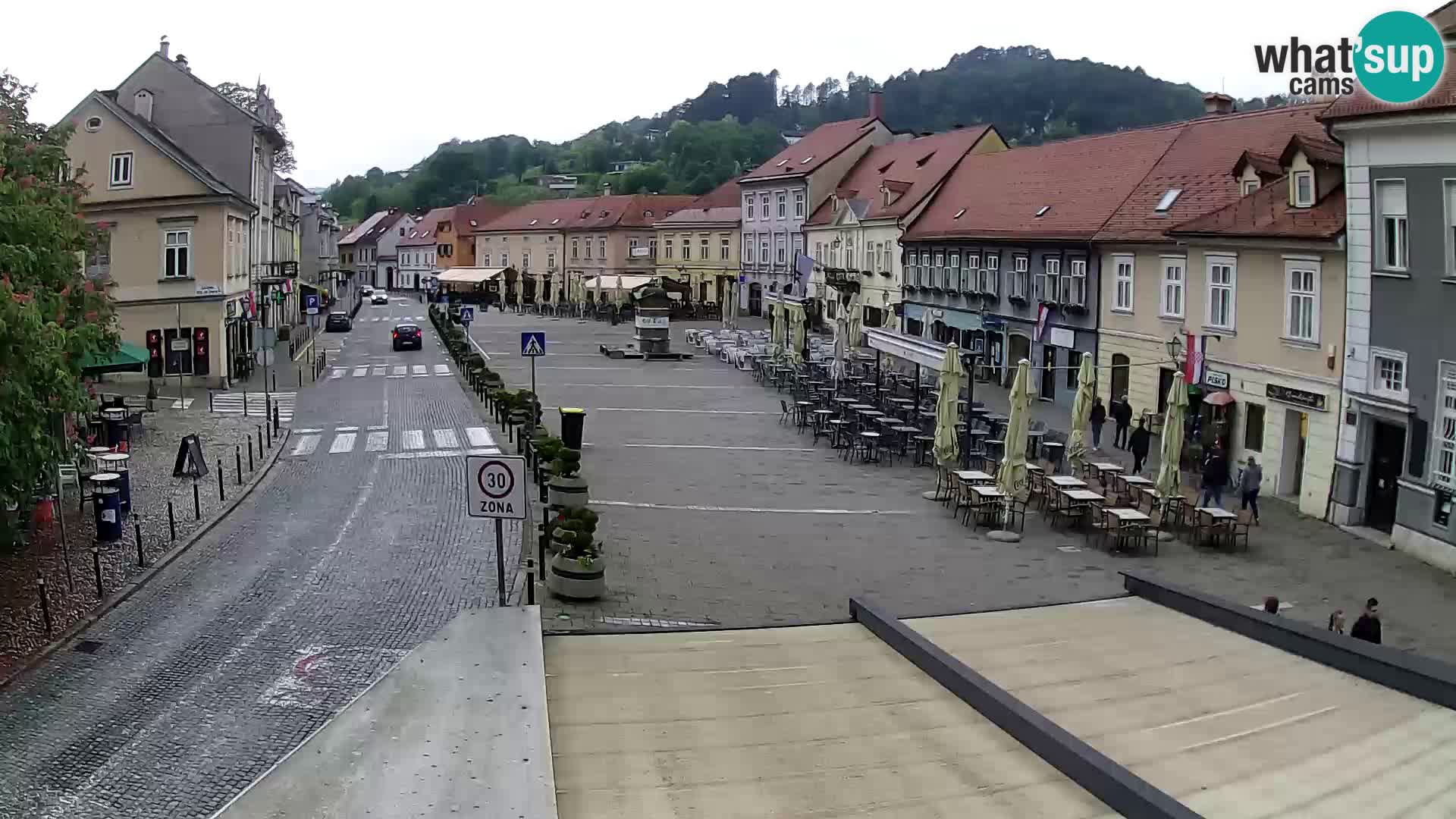 Samobor – Place centrale dédié au roi Tomislav