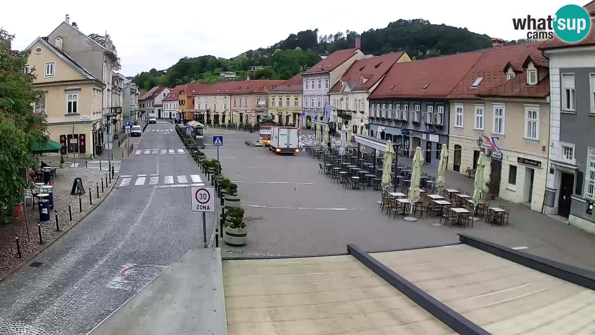 Samobor – Place centrale dédié au roi Tomislav