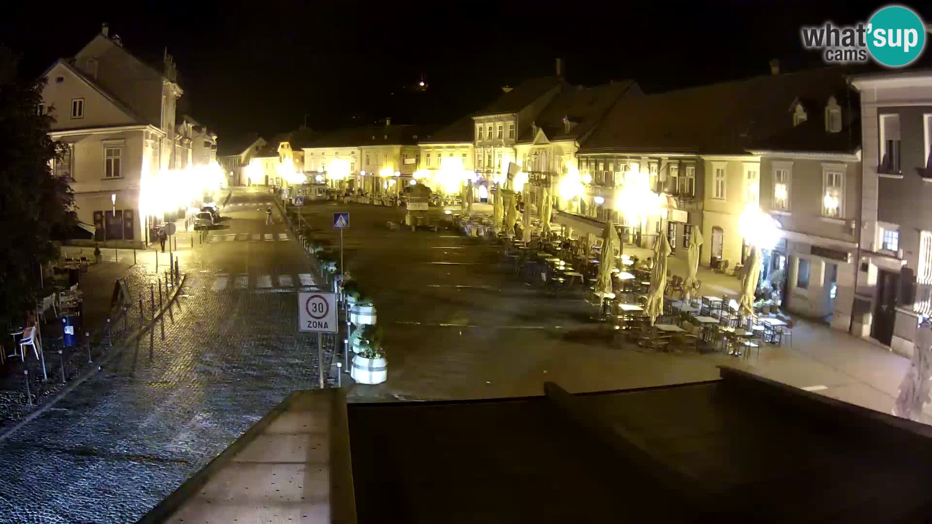 Samobor – Place centrale dédié au roi Tomislav