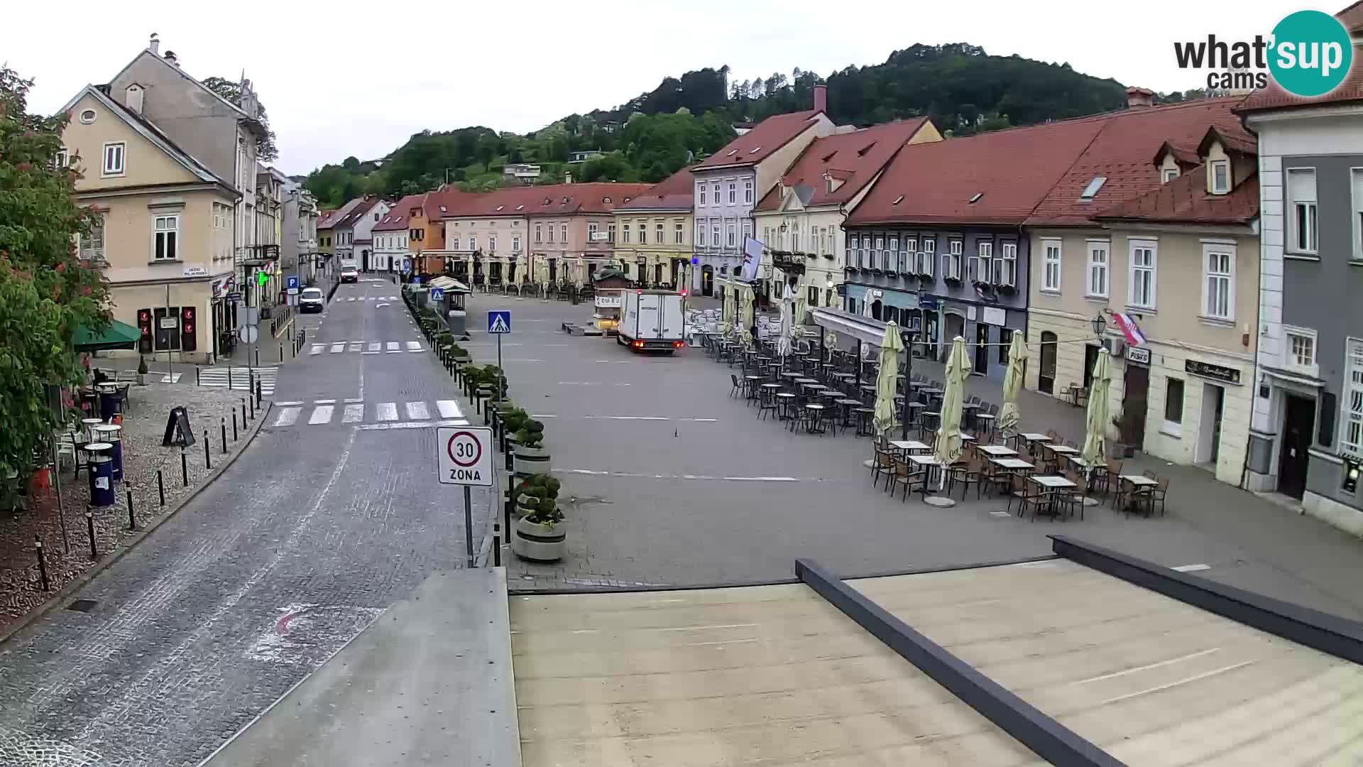 Samobor – Place centrale dédié au roi Tomislav