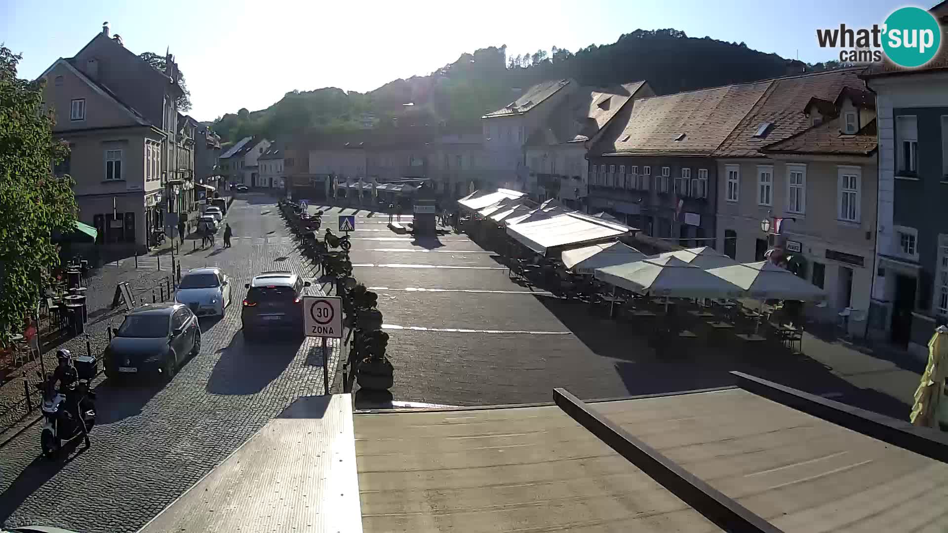 Samobor – Place centrale dédié au roi Tomislav
