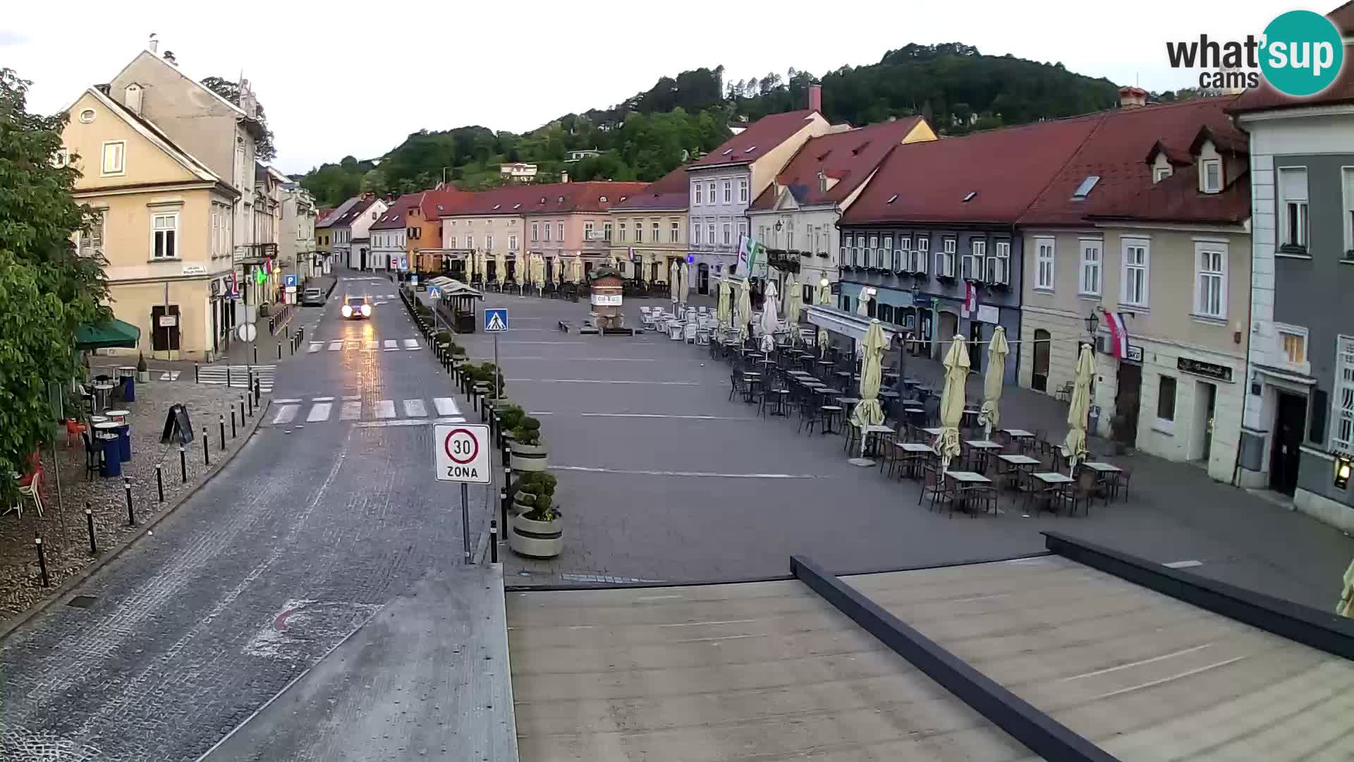 Samobor – Plaza central dedicado al rey Tomislav