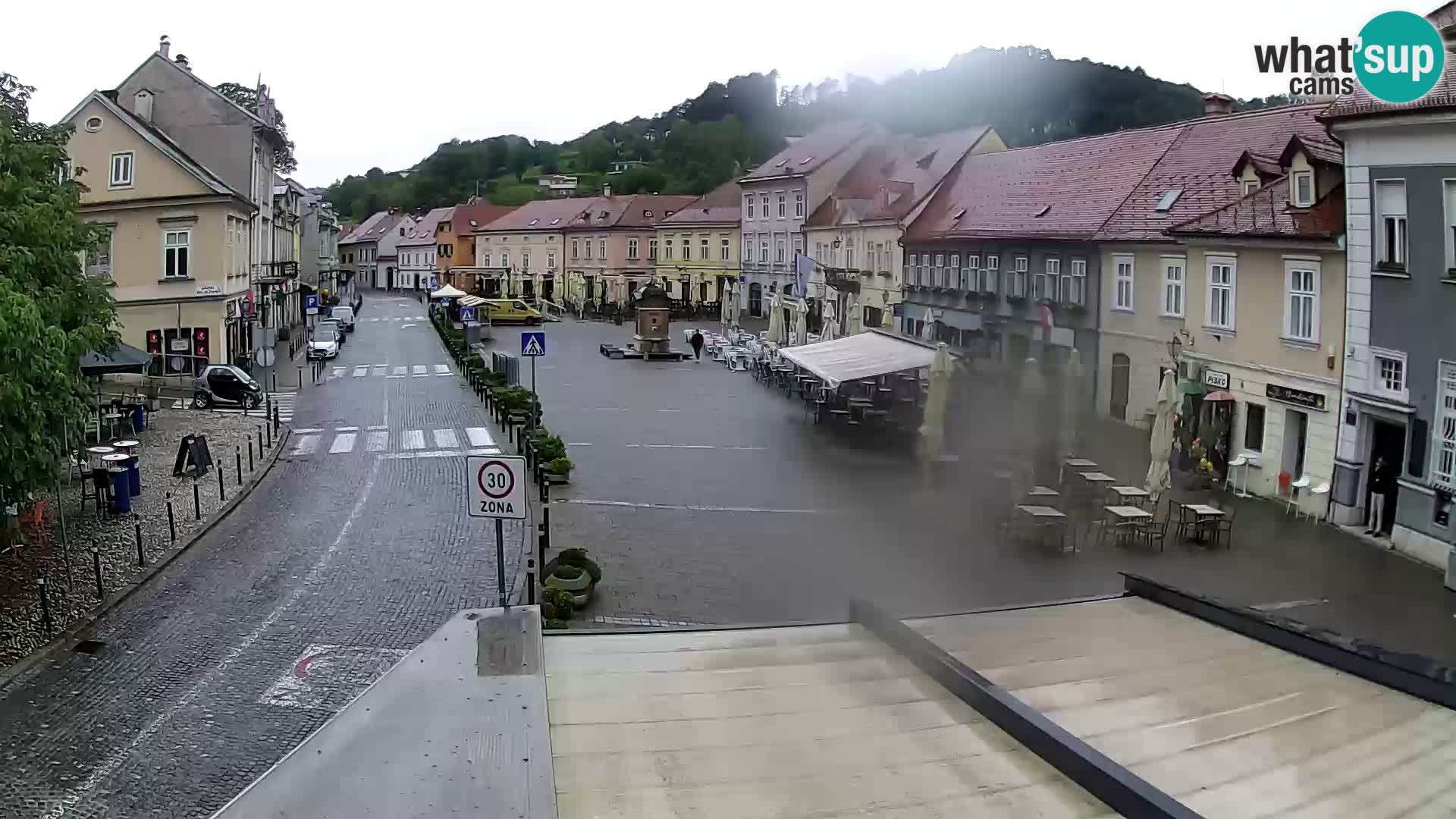 Samobor – Place centrale dédié au roi Tomislav