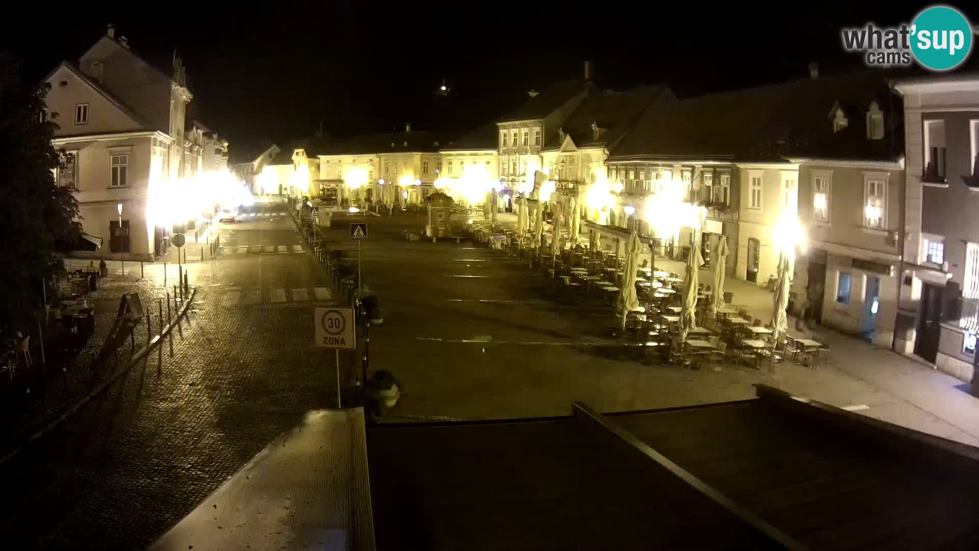 Samobor – Place centrale dédié au roi Tomislav