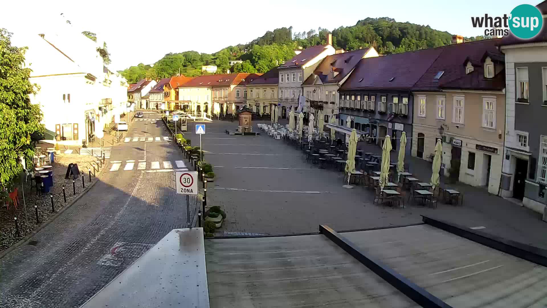 Samobor – Place centrale dédié au roi Tomislav