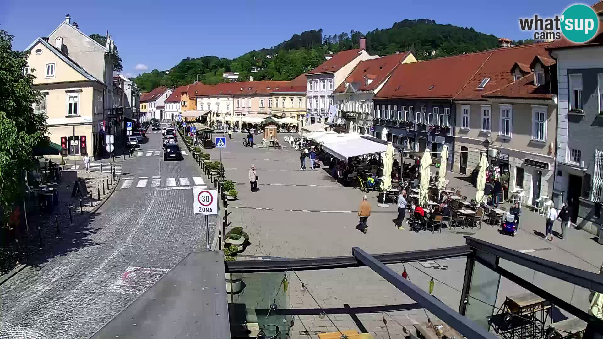 Samobor – Place centrale dédié au roi Tomislav