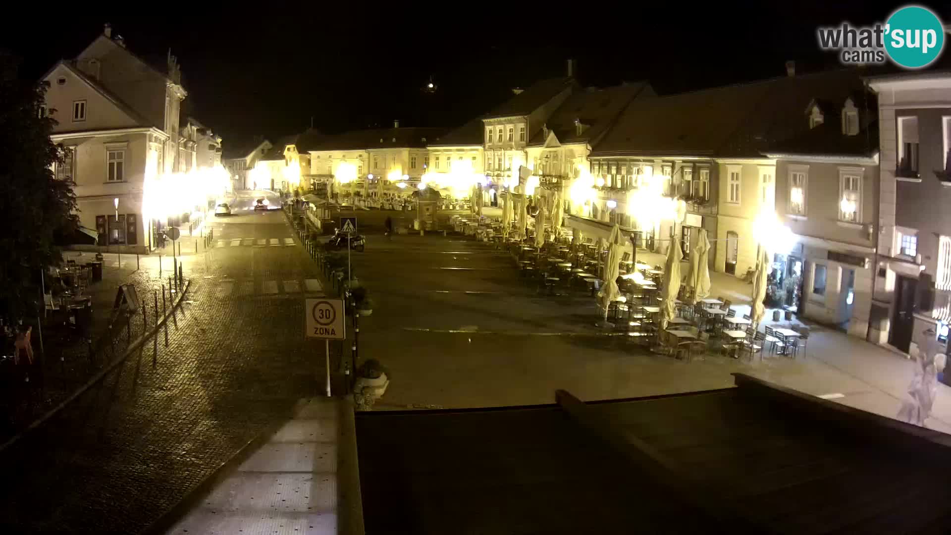 Samobor – Place centrale dédié au roi Tomislav