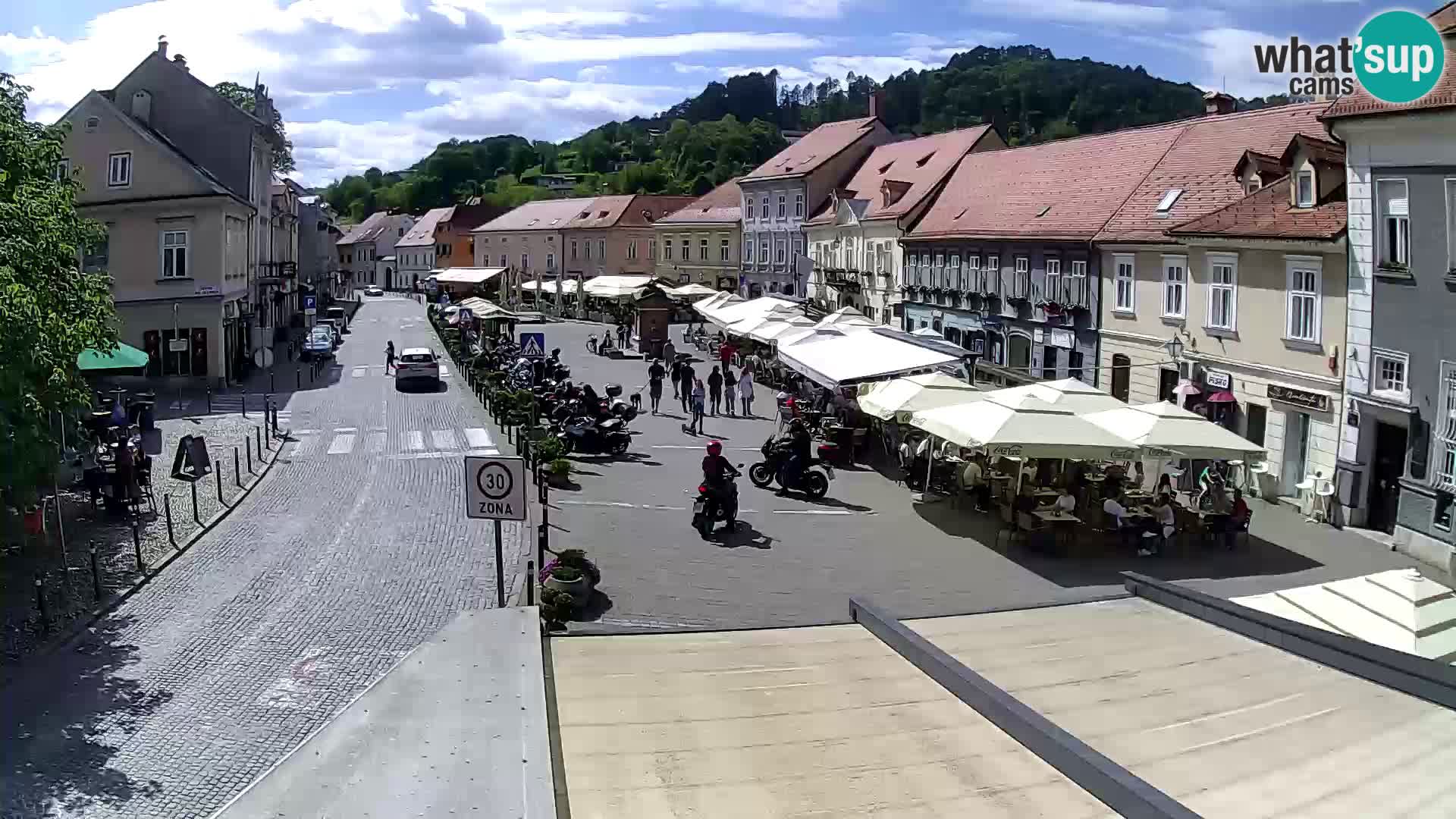Samobor – Place centrale dédié au roi Tomislav