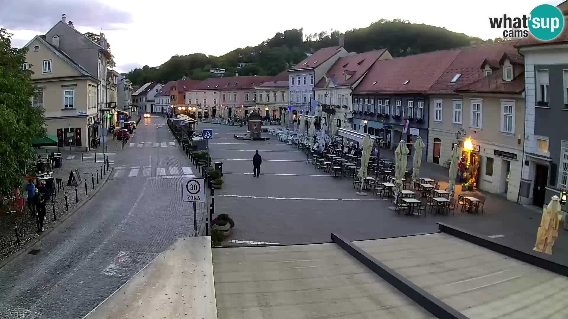 Samobor – Place centrale dédié au roi Tomislav