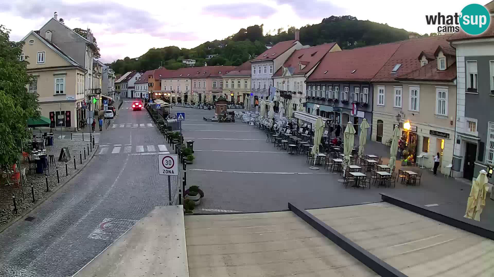 Samobor – Place centrale dédié au roi Tomislav
