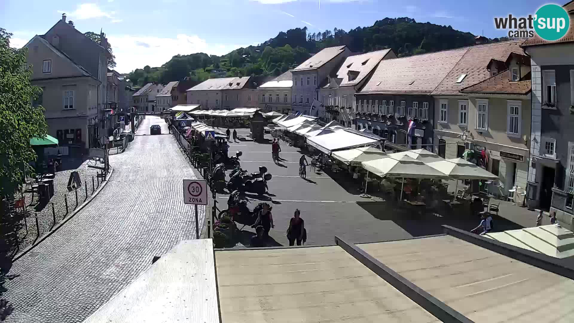 Samobor – Place centrale dédié au roi Tomislav