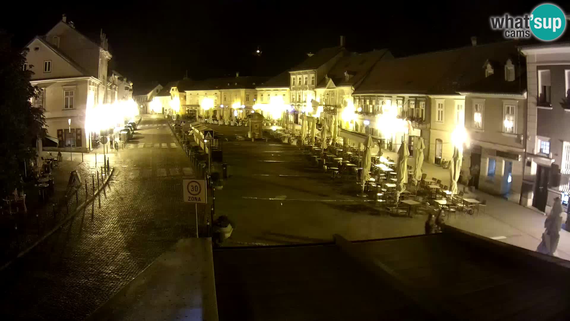 Samobor – Place centrale dédié au roi Tomislav