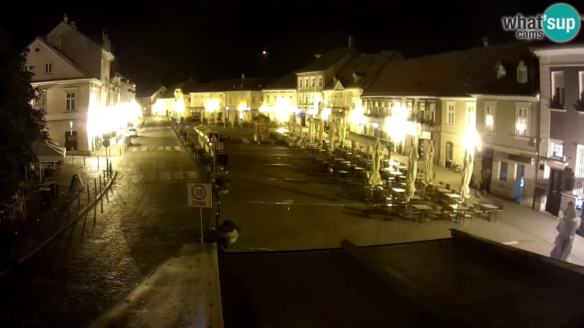 Samobor – Place centrale dédié au roi Tomislav