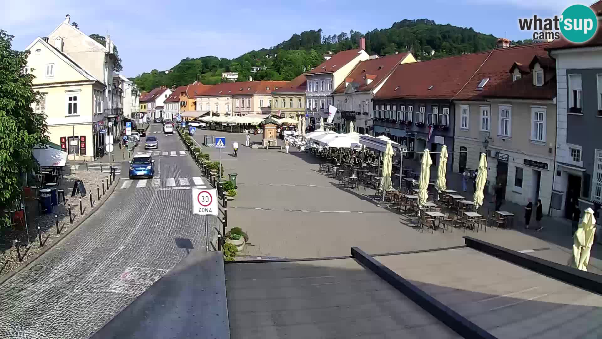 Samobor – Place centrale dédié au roi Tomislav