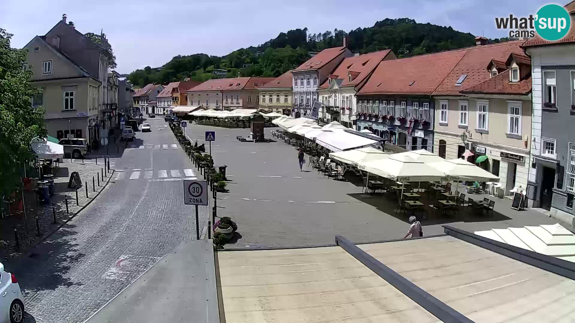 Samobor – Place centrale dédié au roi Tomislav