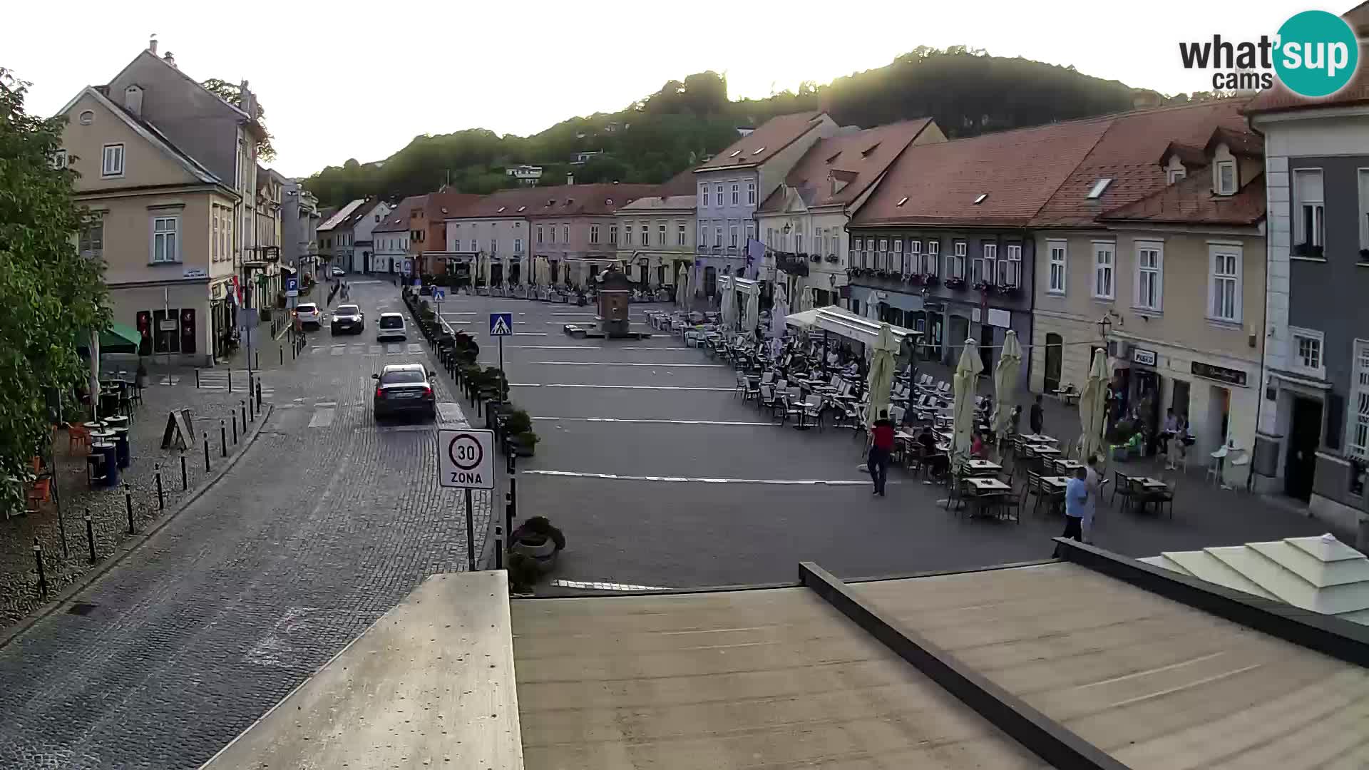 Samobor – Place centrale dédié au roi Tomislav