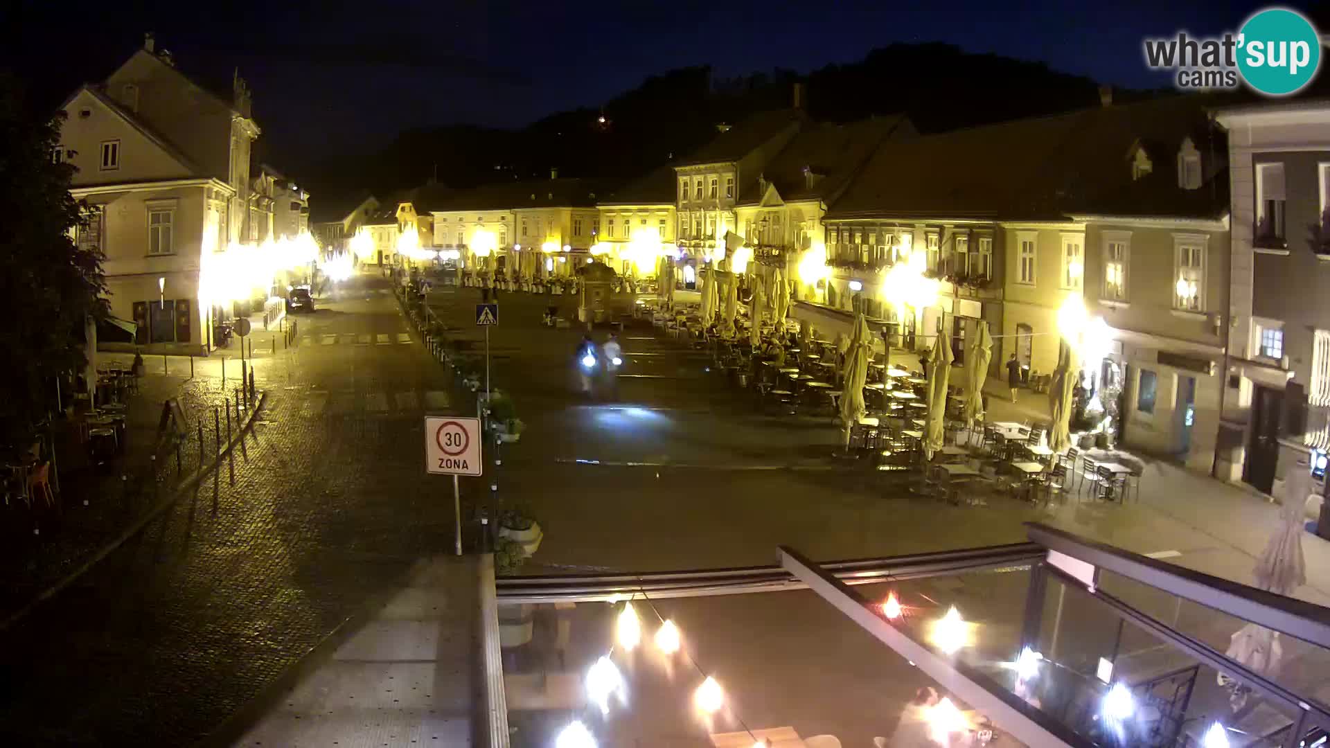 Samobor – Place centrale dédié au roi Tomislav
