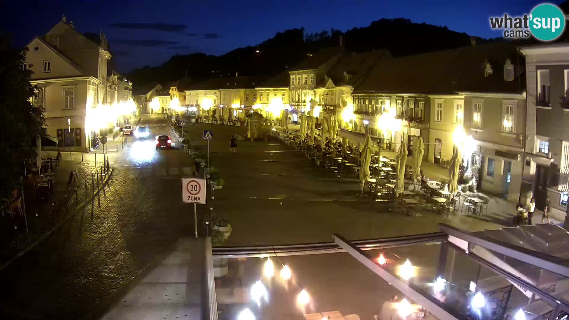 Samobor – Place centrale dédié au roi Tomislav