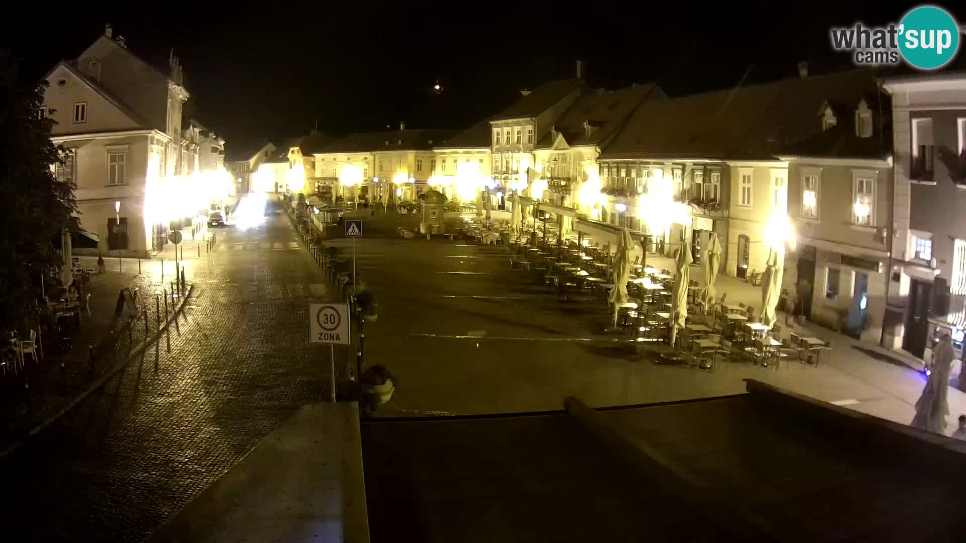 Samobor – Place centrale dédié au roi Tomislav