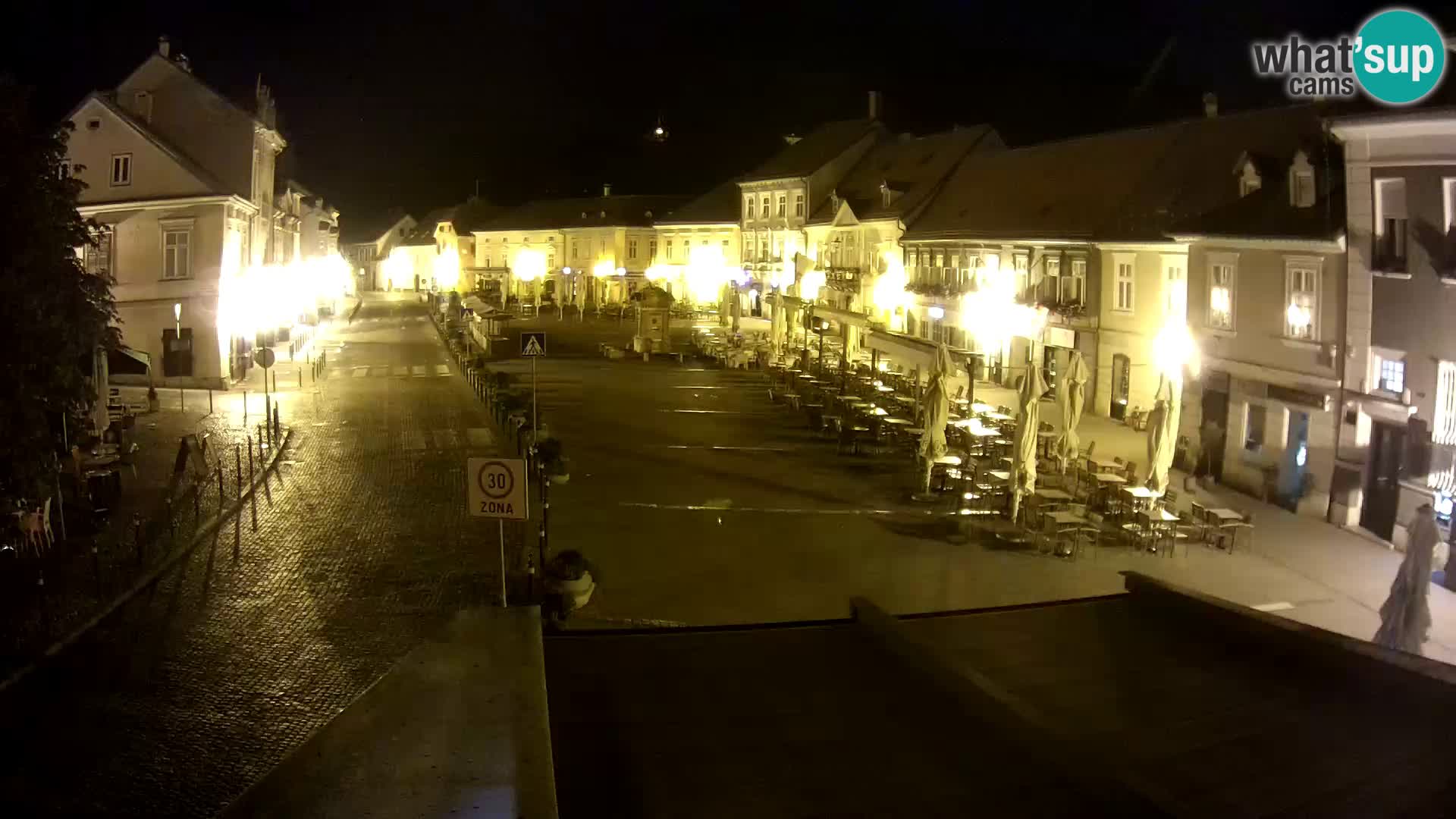 Samobor – Place centrale dédié au roi Tomislav