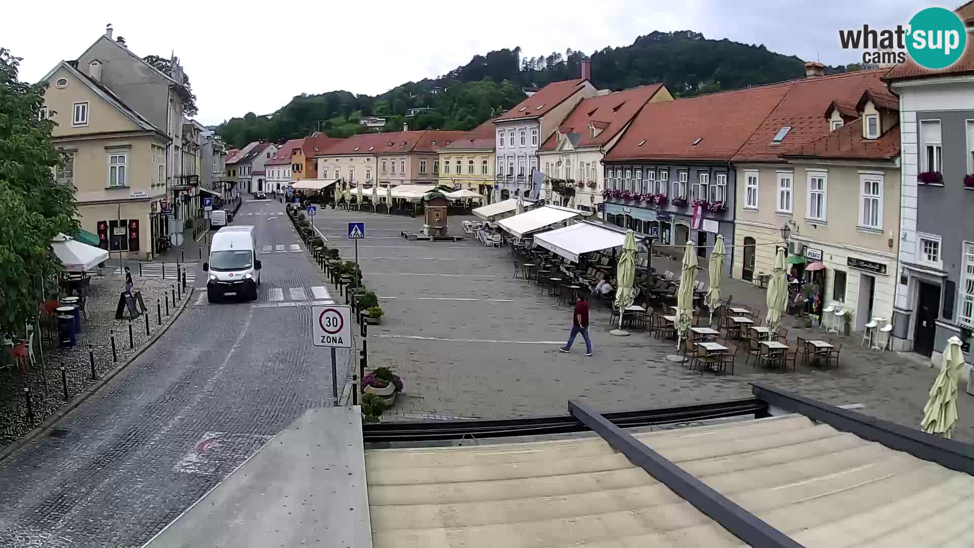 Samobor – Place centrale dédié au roi Tomislav