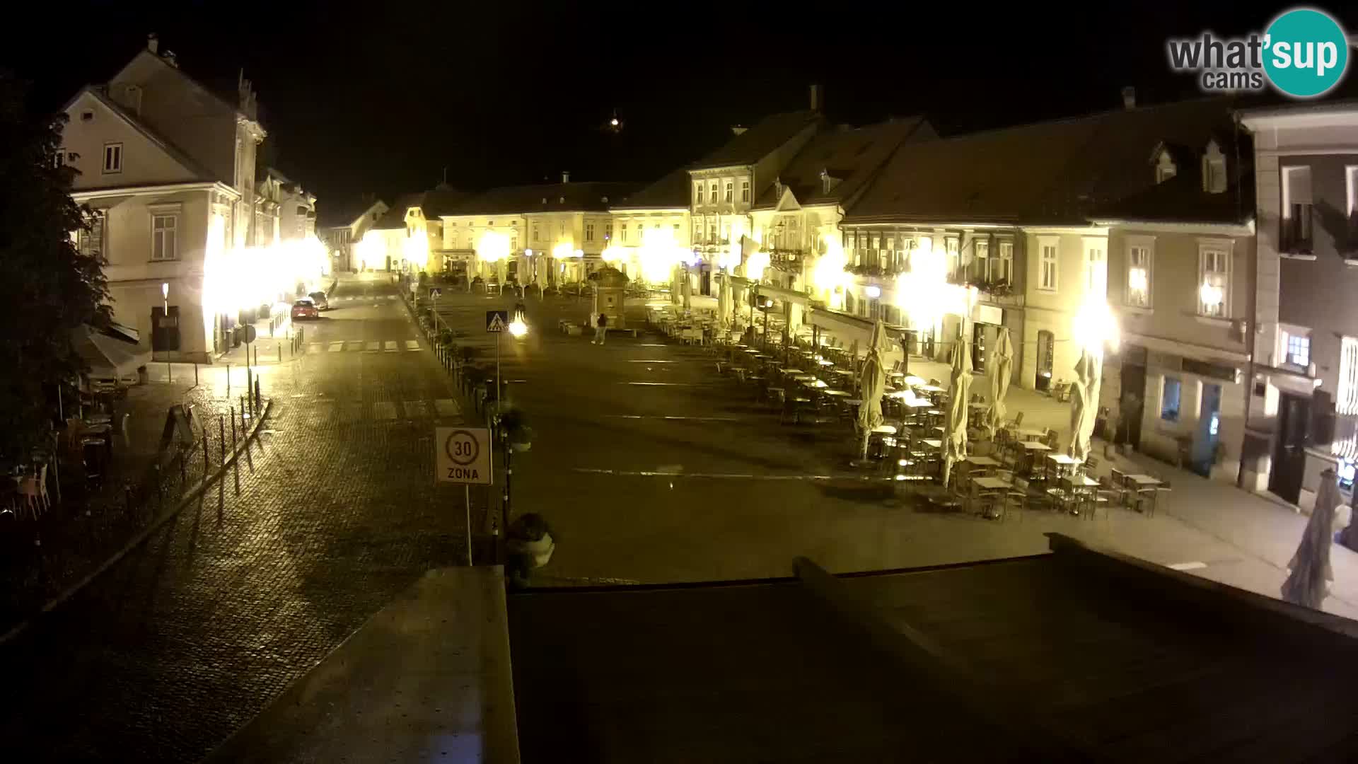 Samobor – Place centrale dédié au roi Tomislav