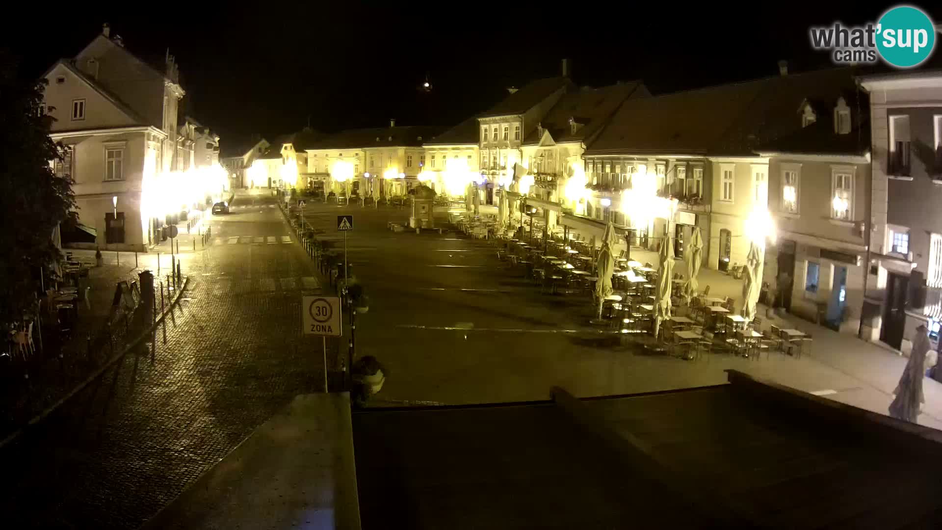 Samobor – Place centrale dédié au roi Tomislav