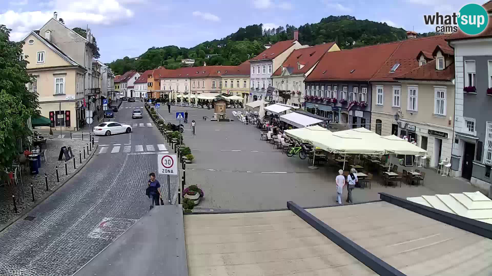 Samobor – Place centrale dédié au roi Tomislav