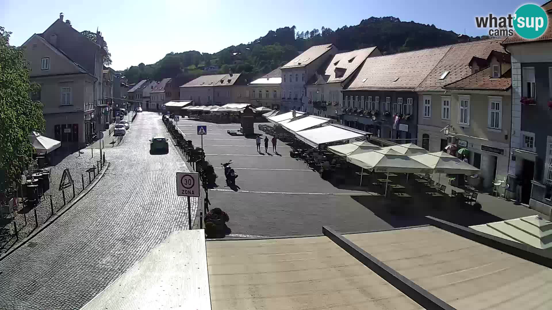 Samobor – Place centrale dédié au roi Tomislav