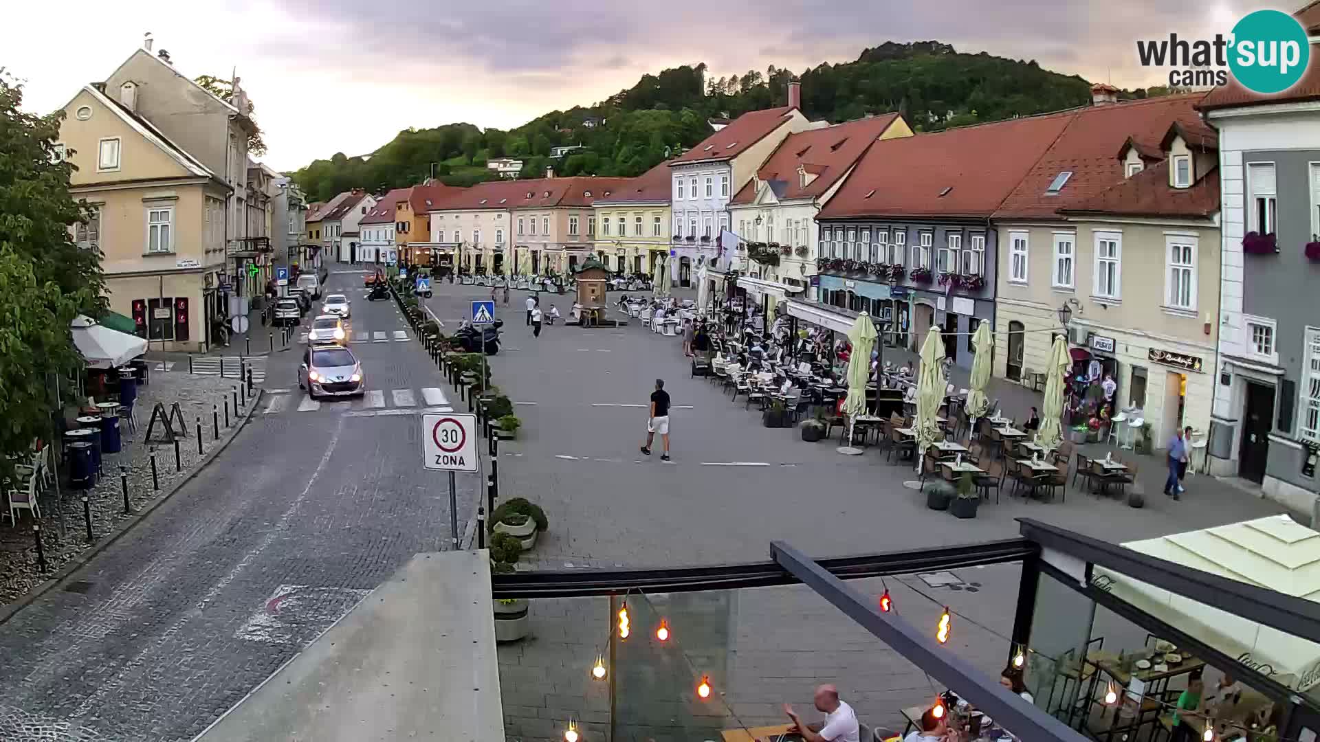Samobor – Place centrale dédié au roi Tomislav