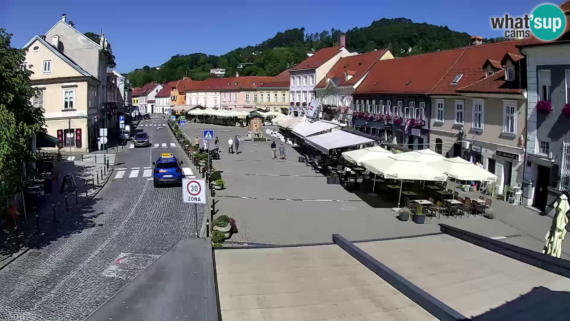 Samobor – Place centrale dédié au roi Tomislav