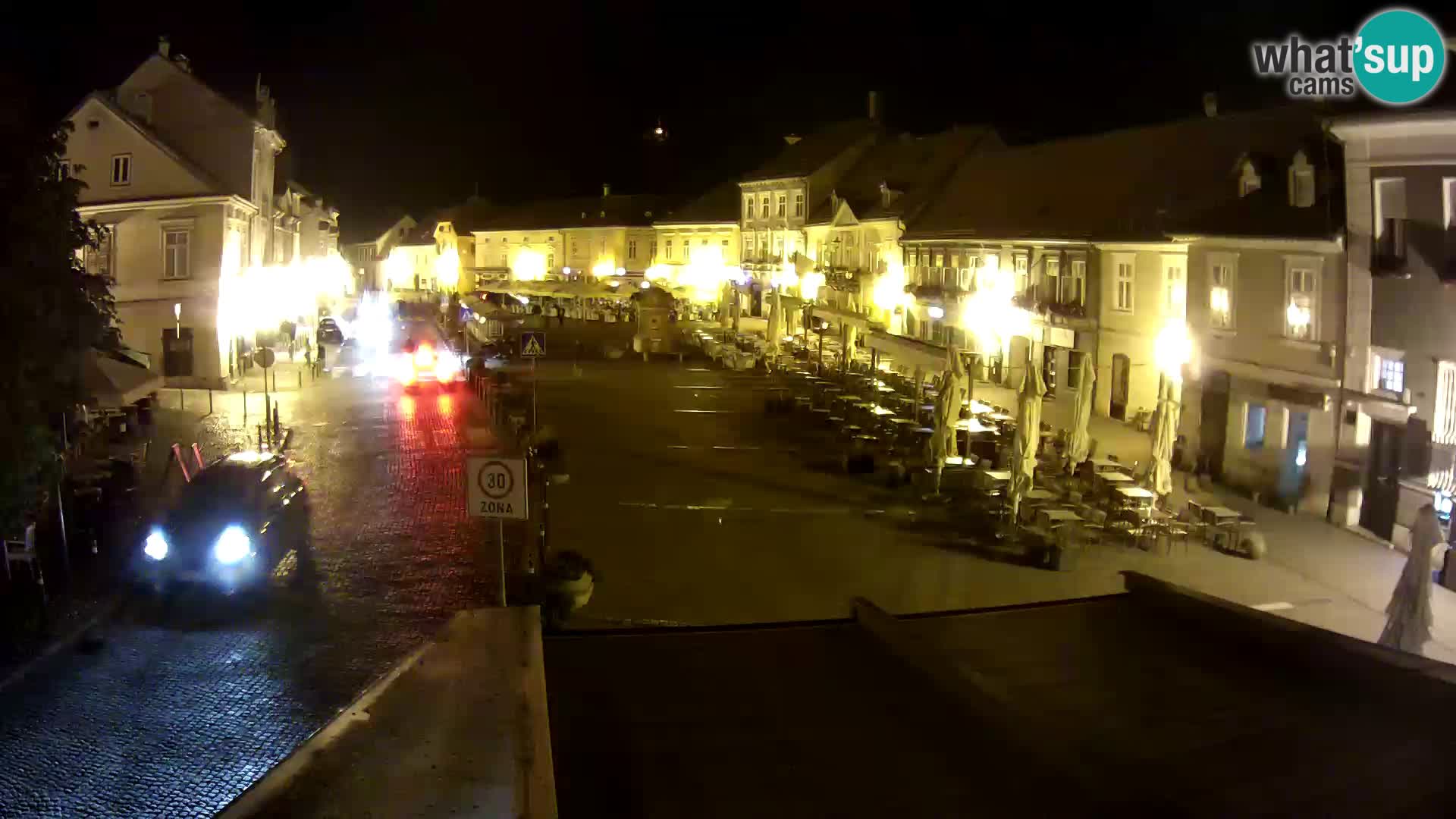 Samobor – Place centrale dédié au roi Tomislav