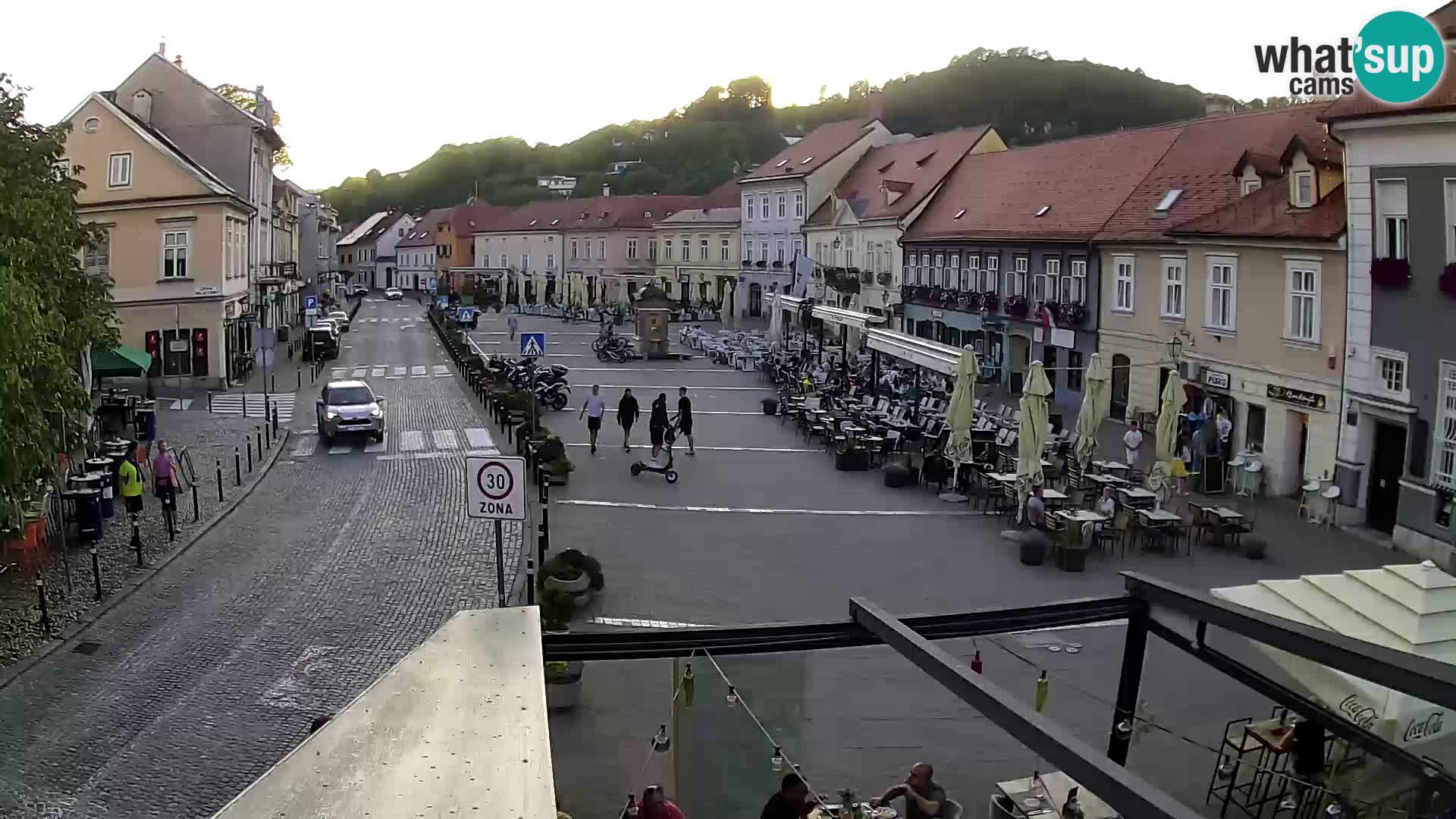 Samobor – Place centrale dédié au roi Tomislav