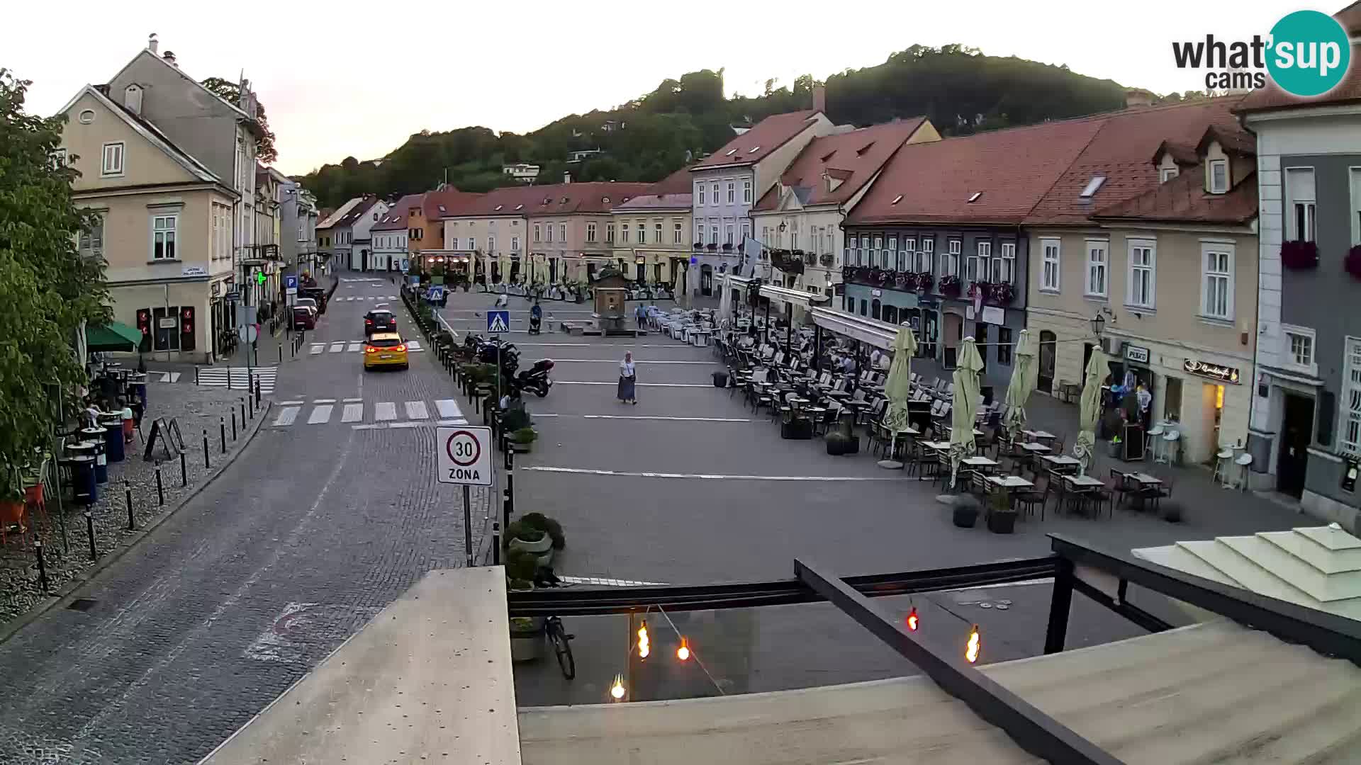 Samobor – Place centrale dédié au roi Tomislav