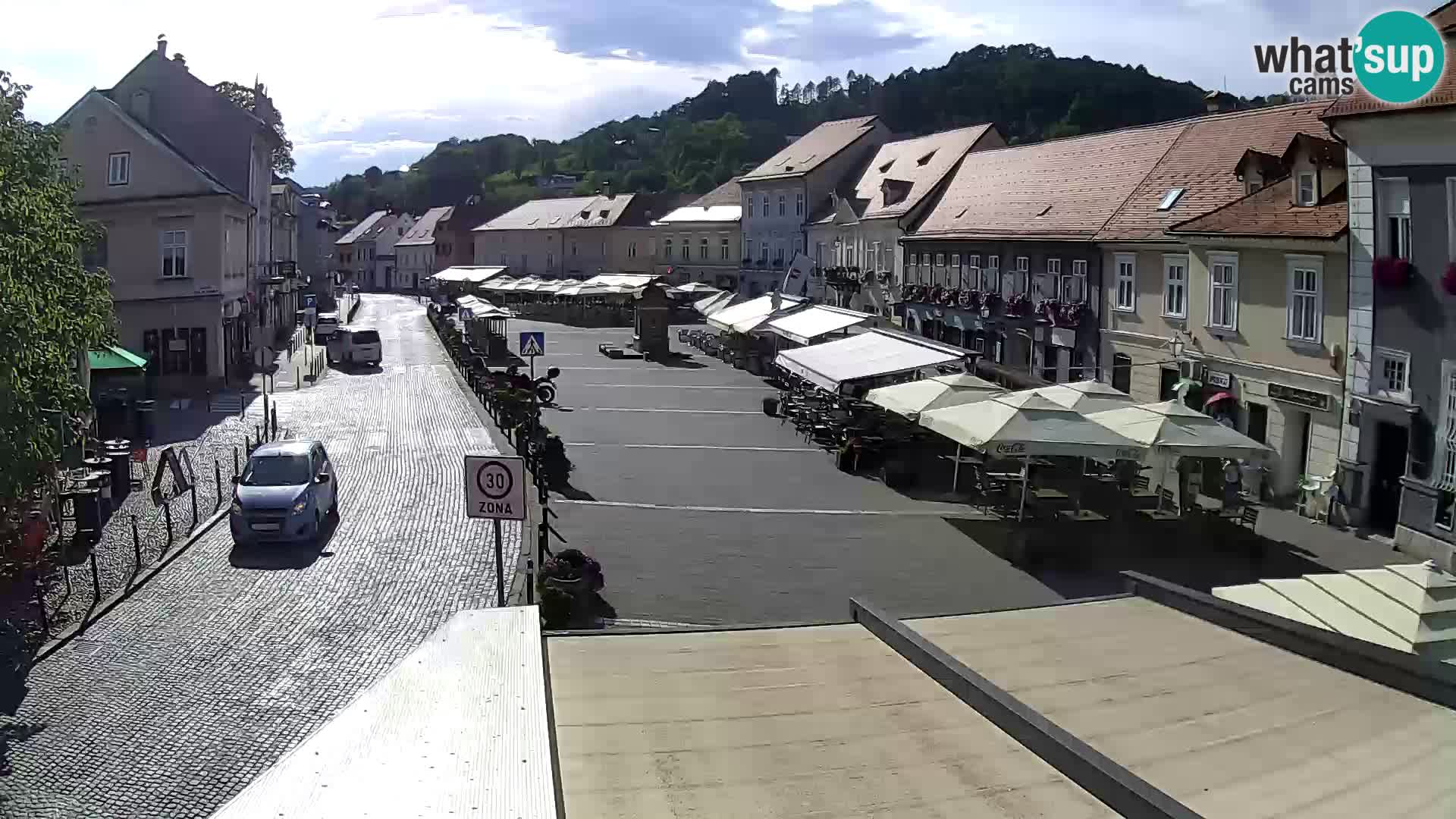 Samobor – Place centrale dédié au roi Tomislav
