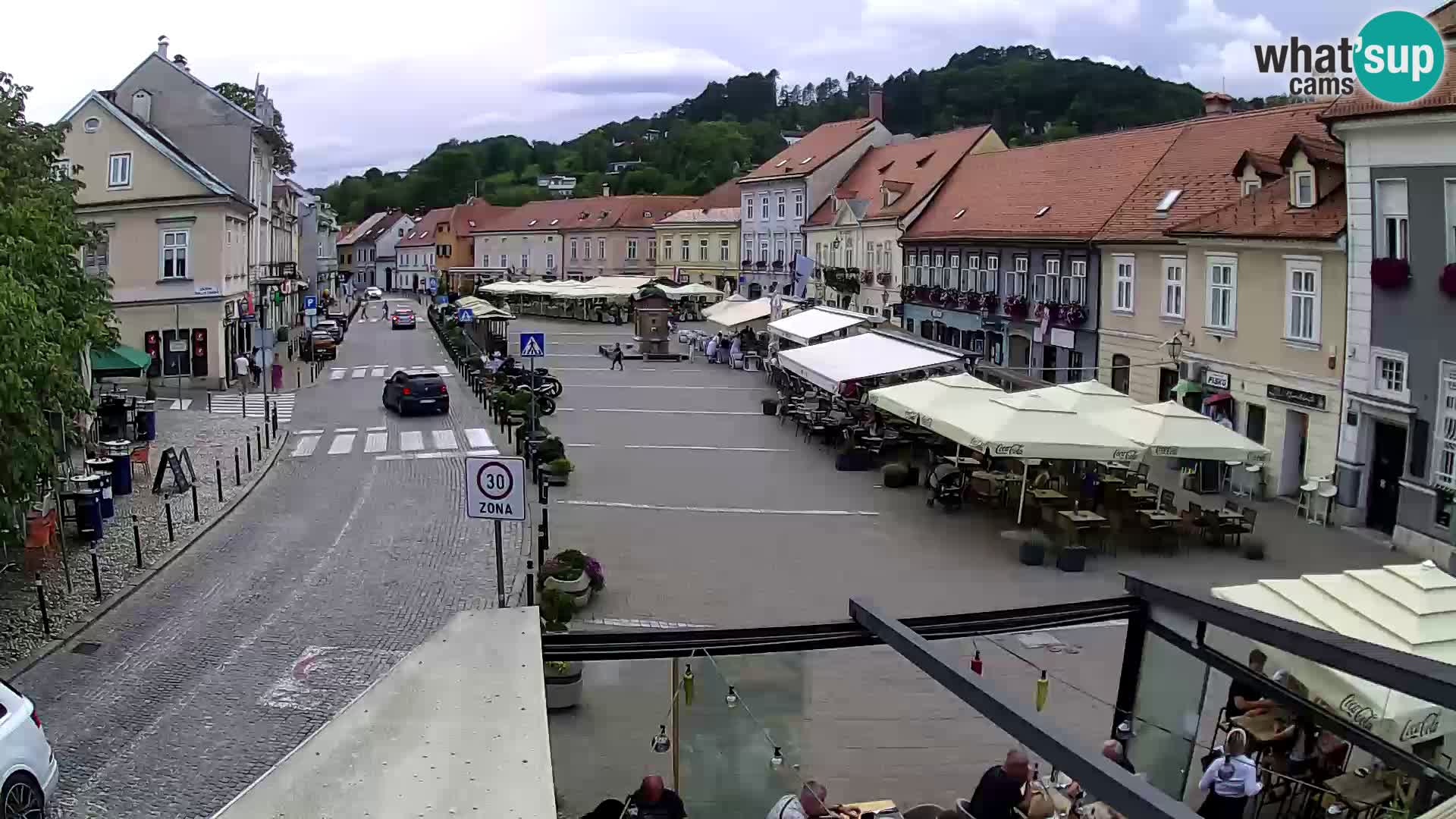 Samobor – Place centrale dédié au roi Tomislav