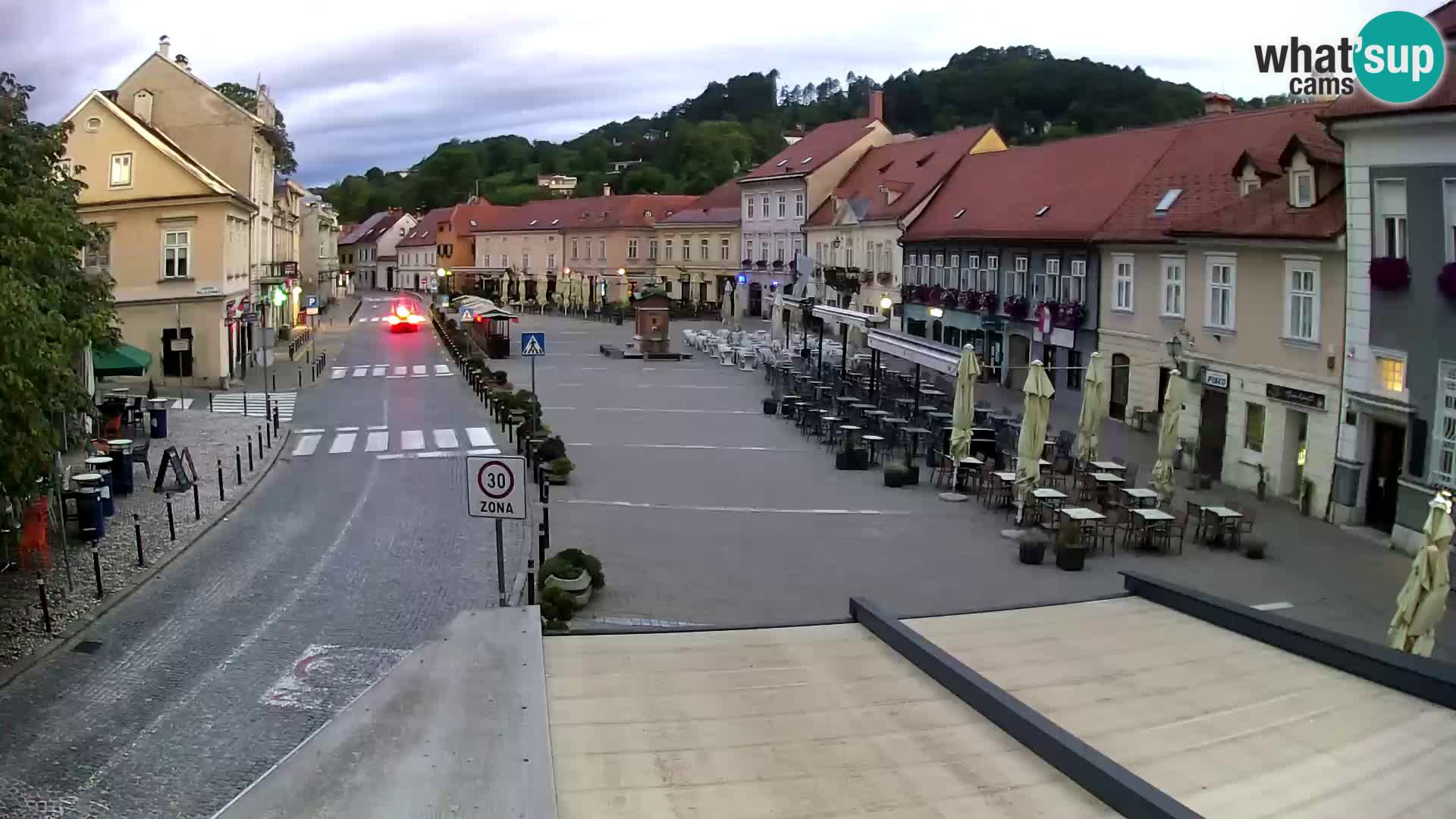 Samobor – Place centrale dédié au roi Tomislav