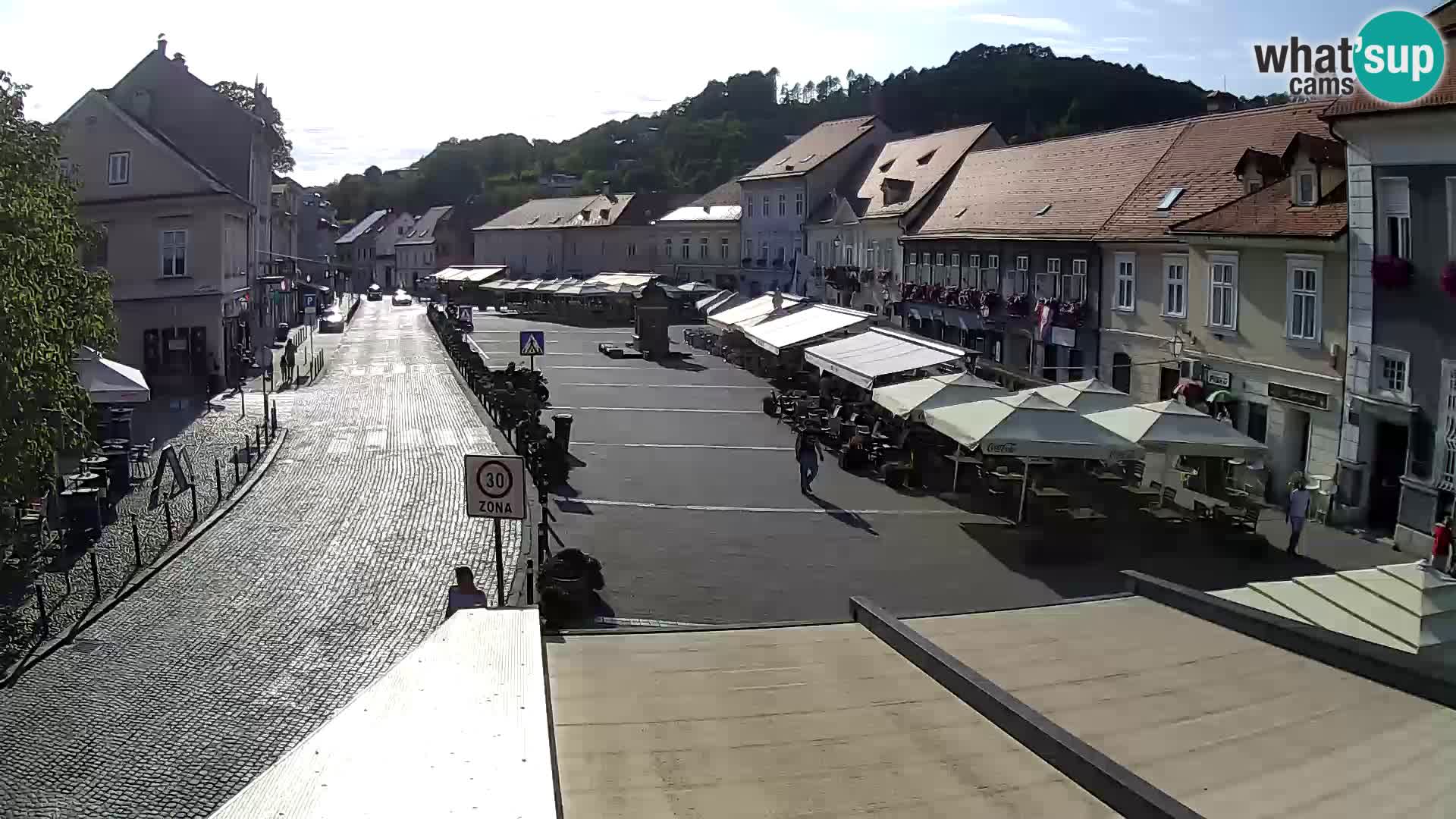 Samobor – Place centrale dédié au roi Tomislav