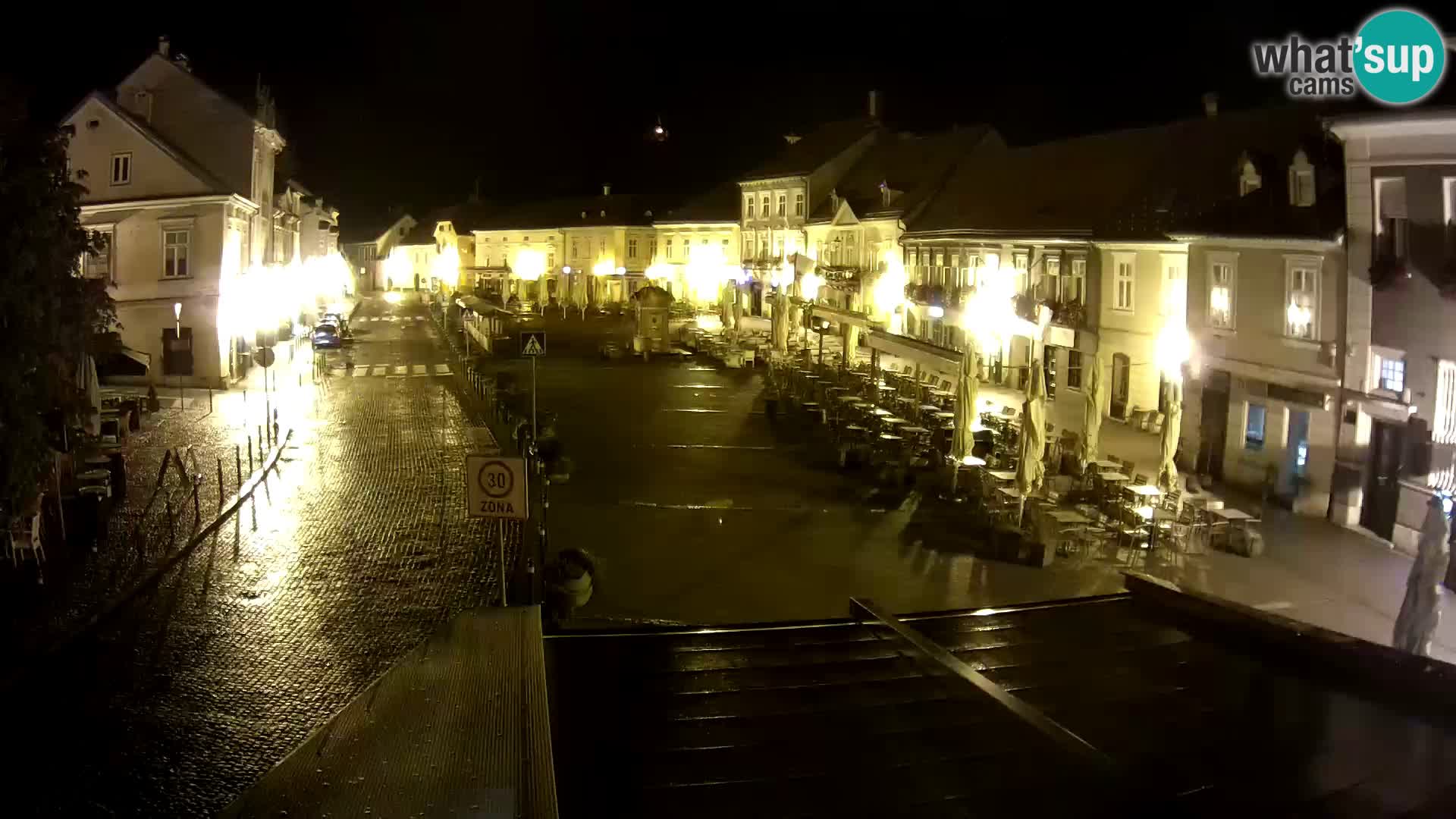 Samobor – Place centrale dédié au roi Tomislav