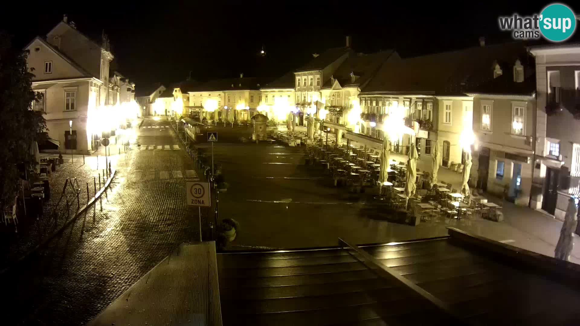 Samobor – Place centrale dédié au roi Tomislav