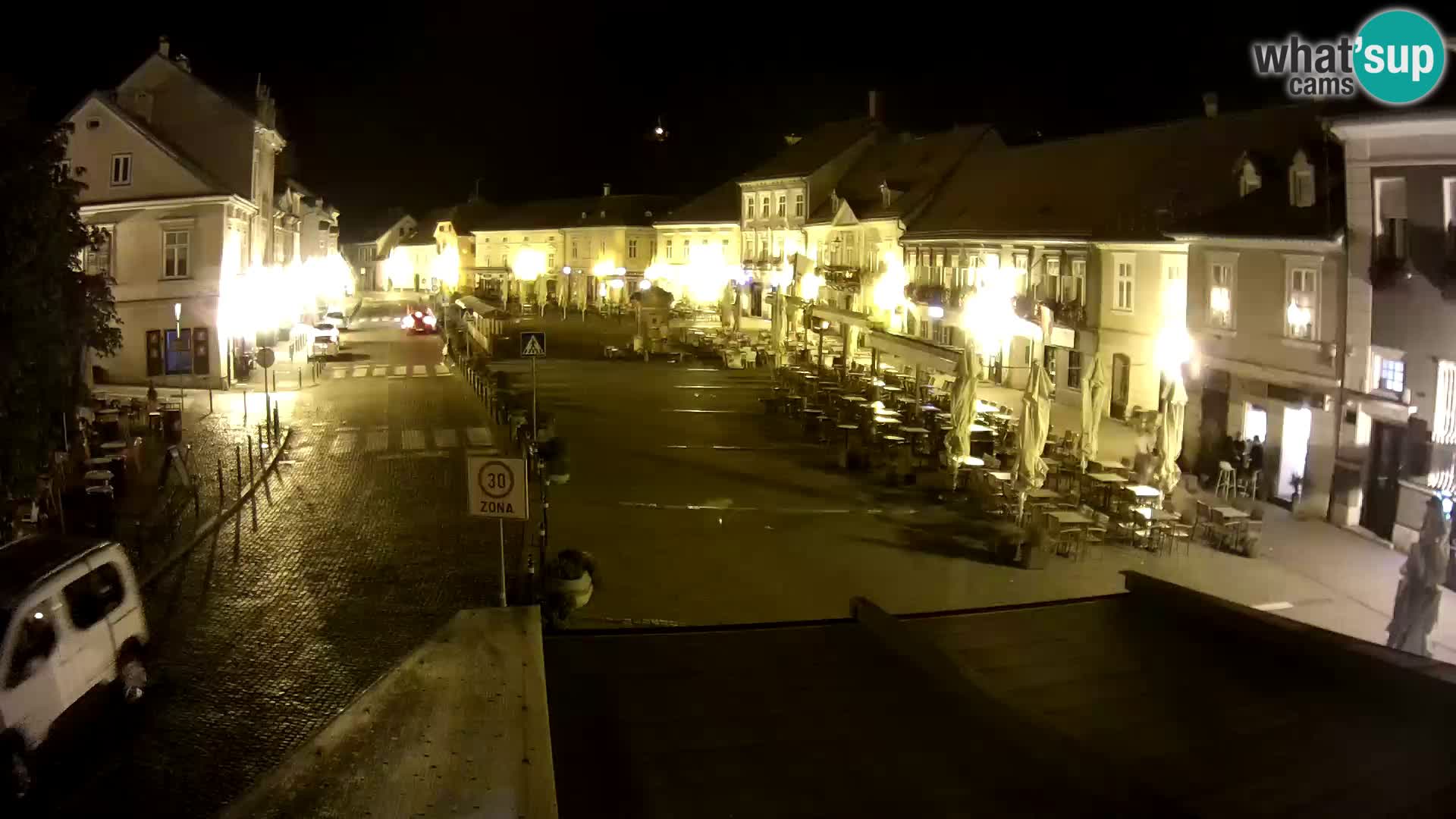 Samobor – Place centrale dédié au roi Tomislav
