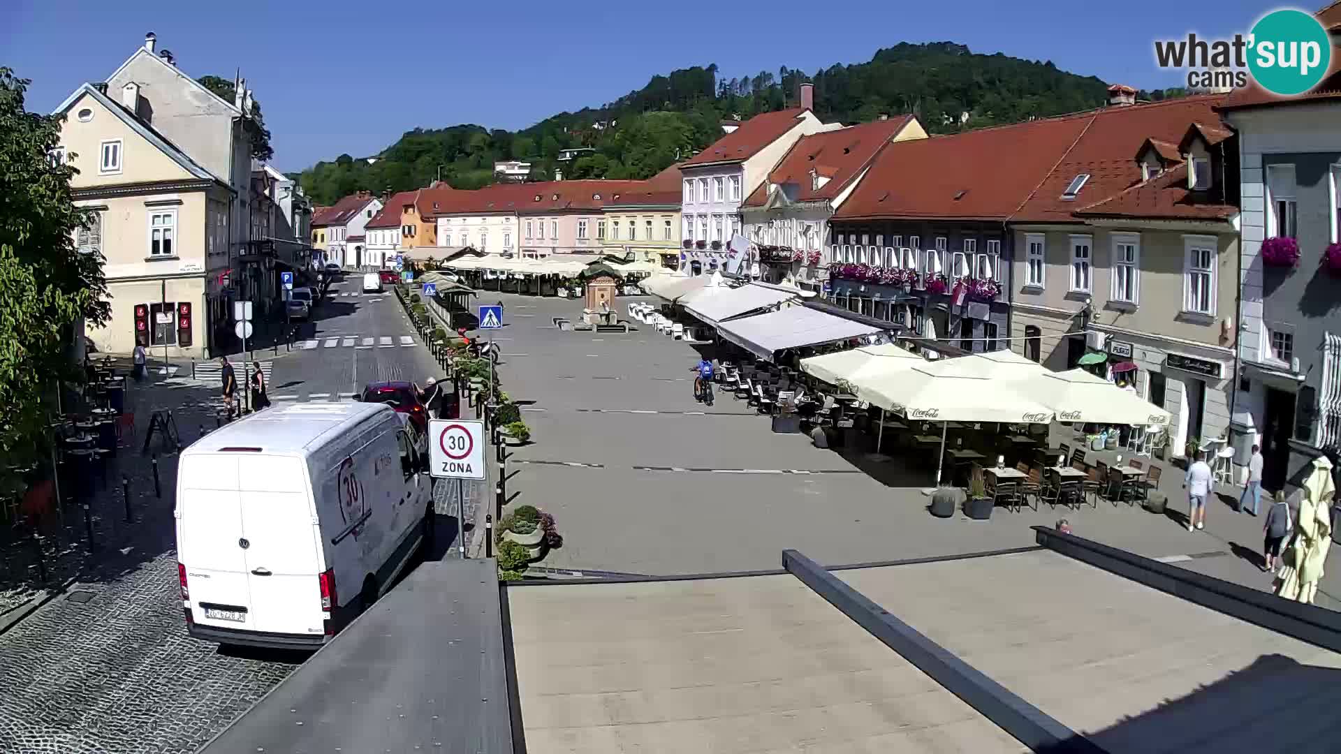 Samobor – Place centrale dédié au roi Tomislav