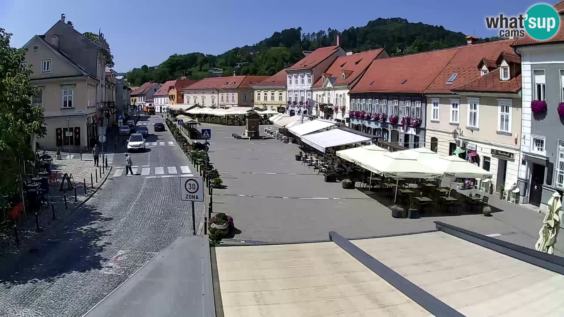Samobor – Place centrale dédié au roi Tomislav