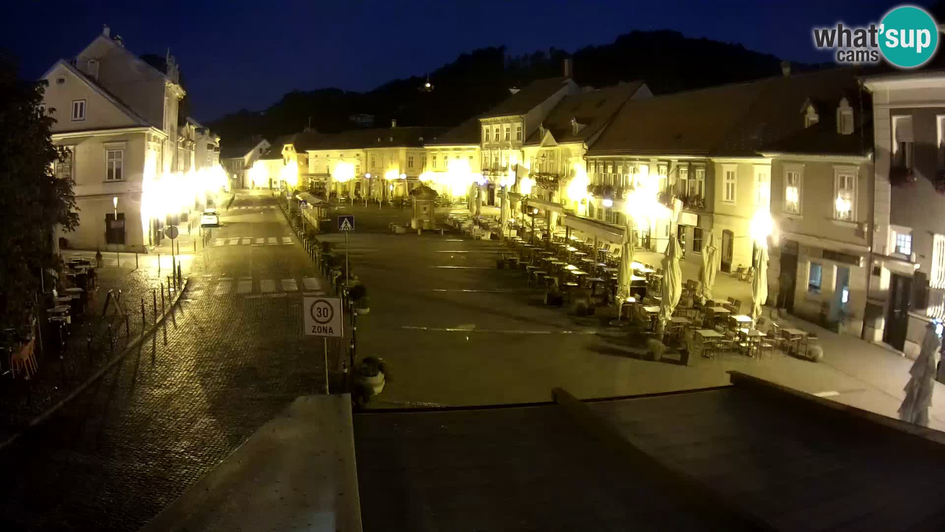 Samobor – Place centrale dédié au roi Tomislav