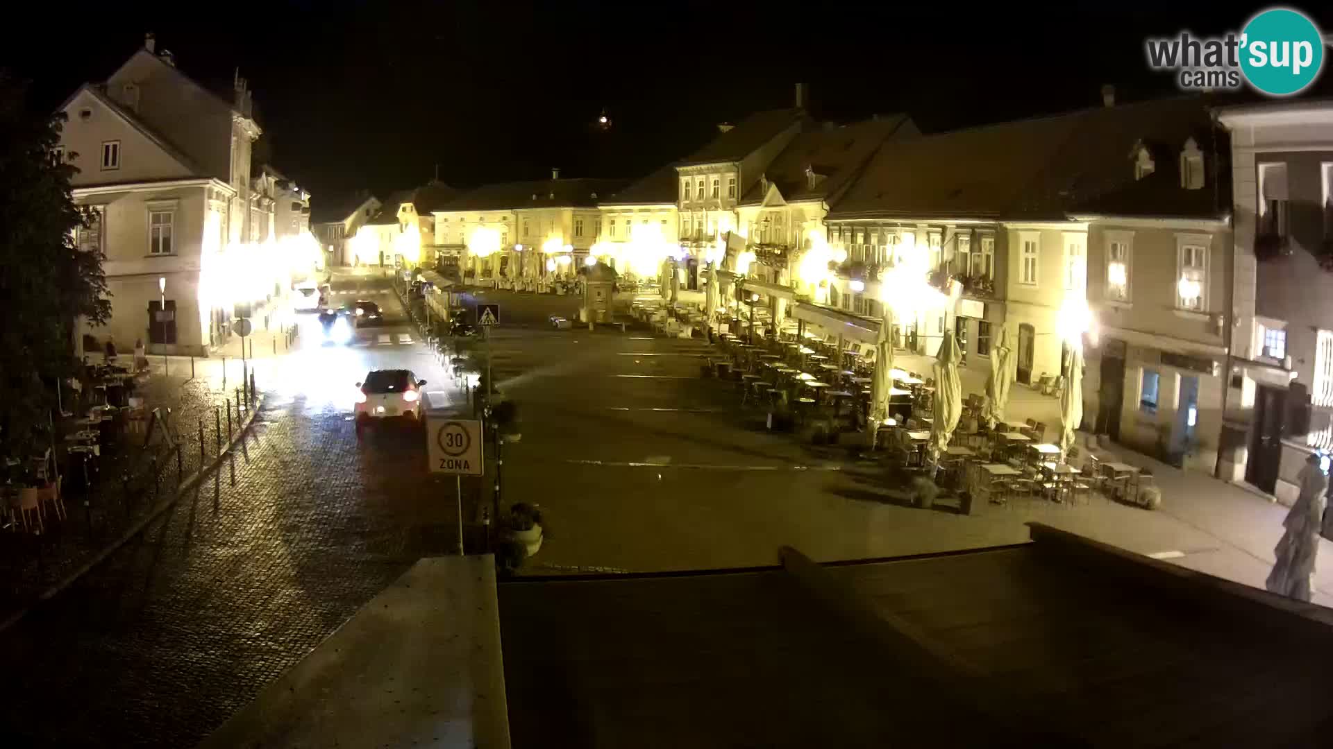 Samobor – Place centrale dédié au roi Tomislav