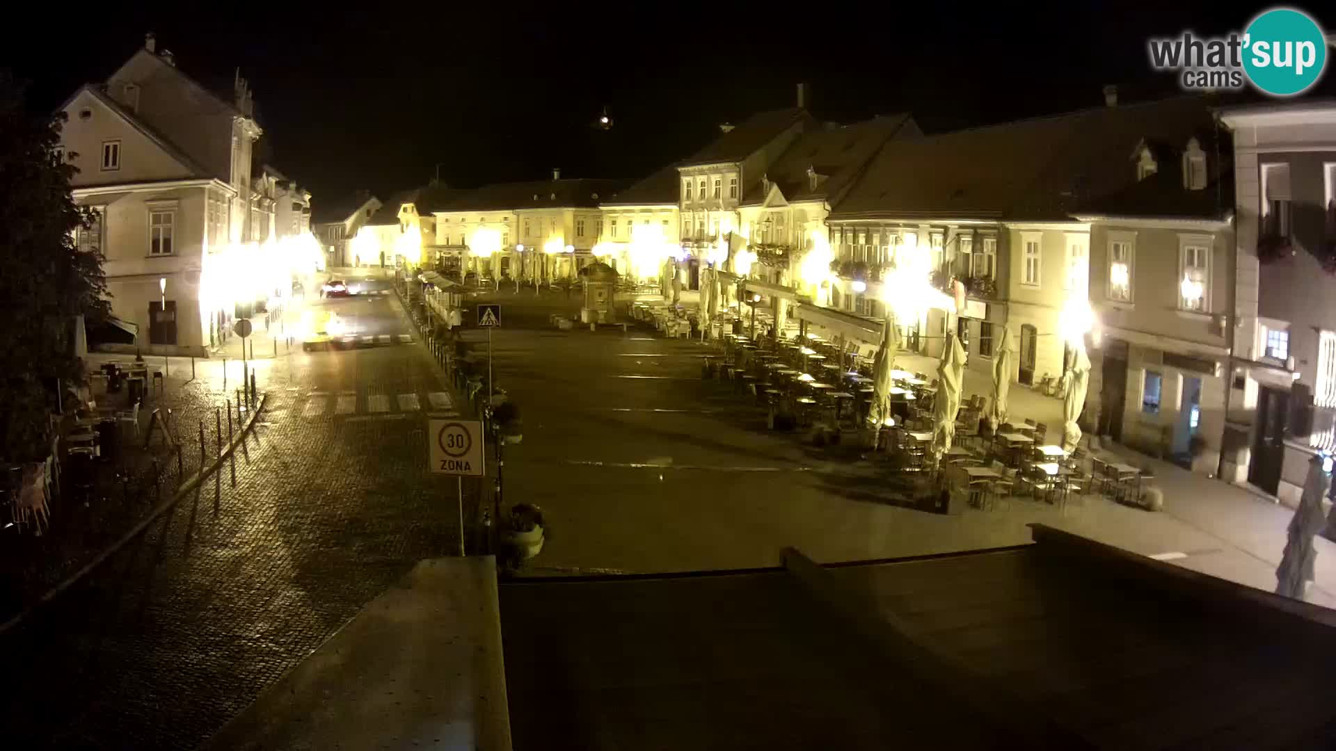 Samobor – Place centrale dédié au roi Tomislav