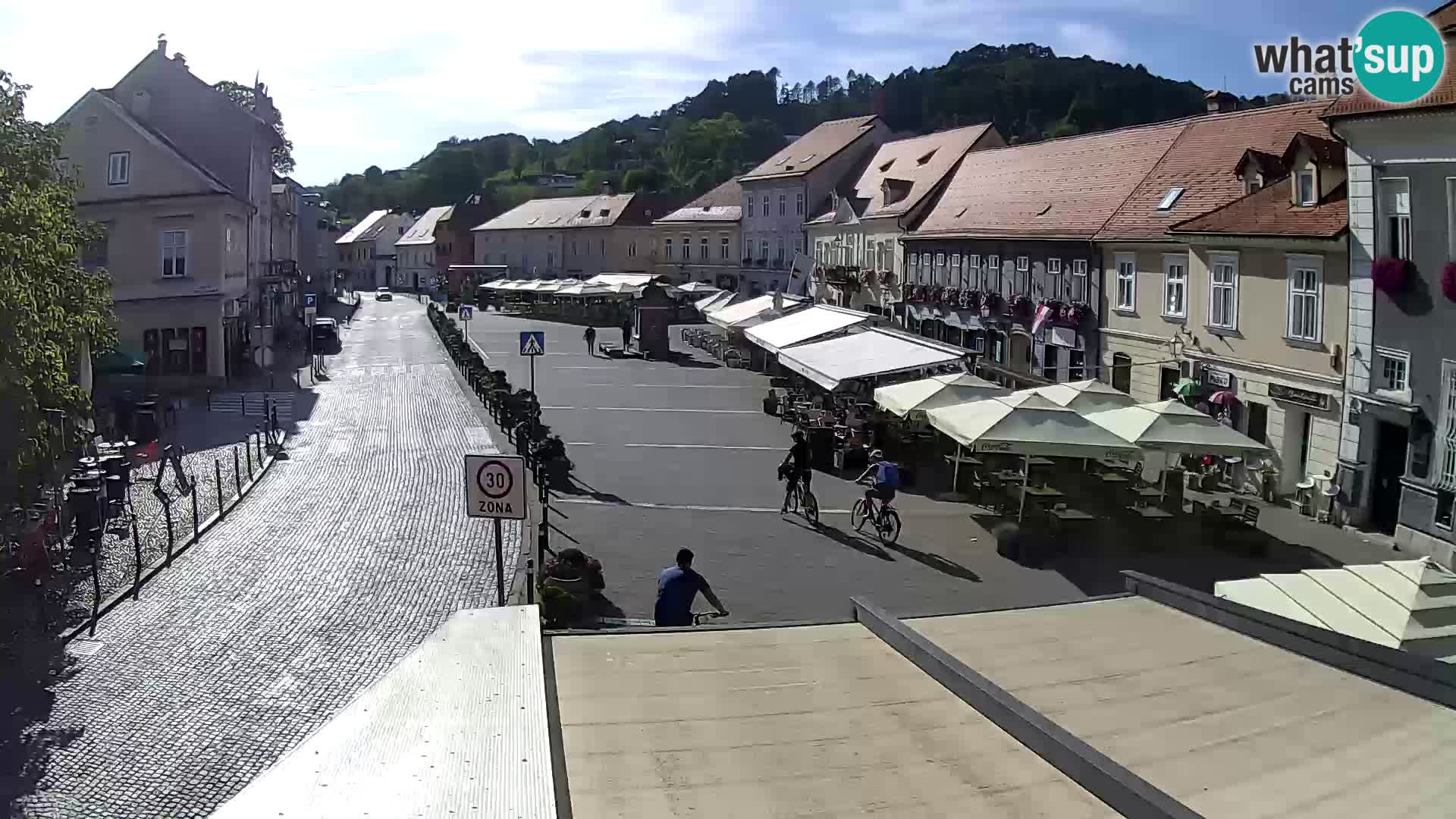 Samobor – Place centrale dédié au roi Tomislav